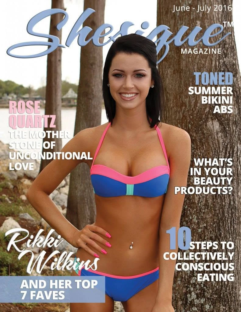 Shesique Magazine June and July 2016 cover featuring Rikki Wilkins