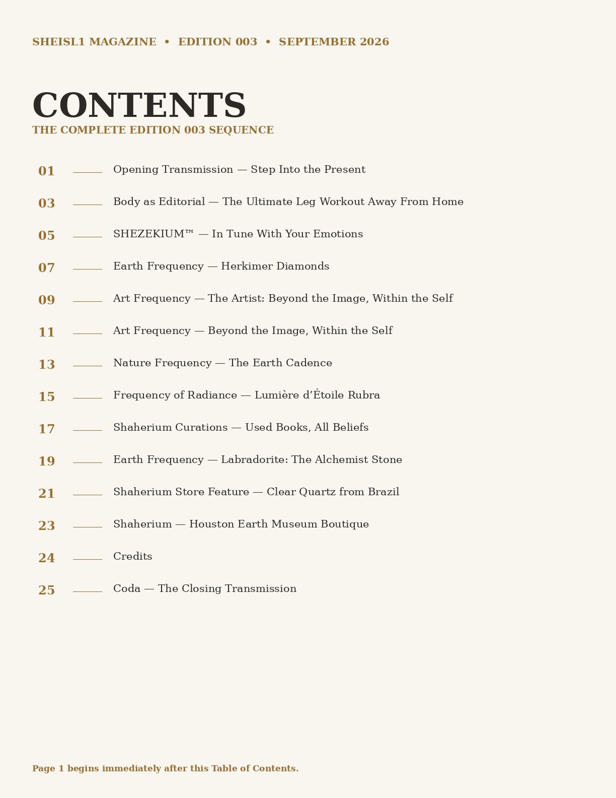 Contents